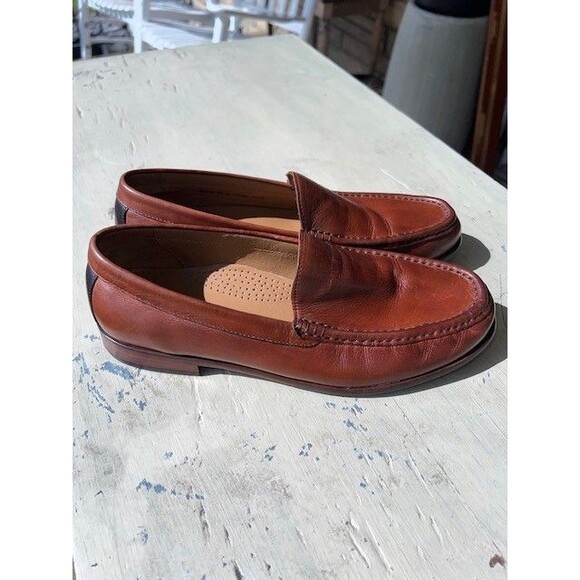 Cole Haan Tan Plain Vamp Dress Loafers C21287 Men’s 8.5M main image 4